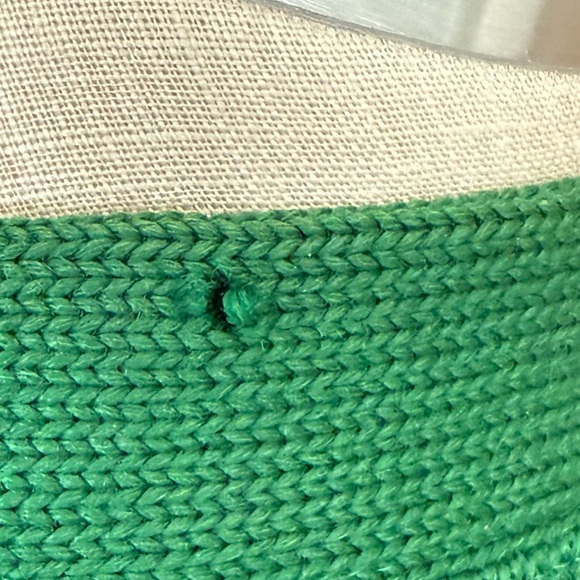 VINTAGE 50/60s Octonek Green & Yellow Letterman’s Jacket 100% Wool Golf Men’s L - Picture 14 of 14